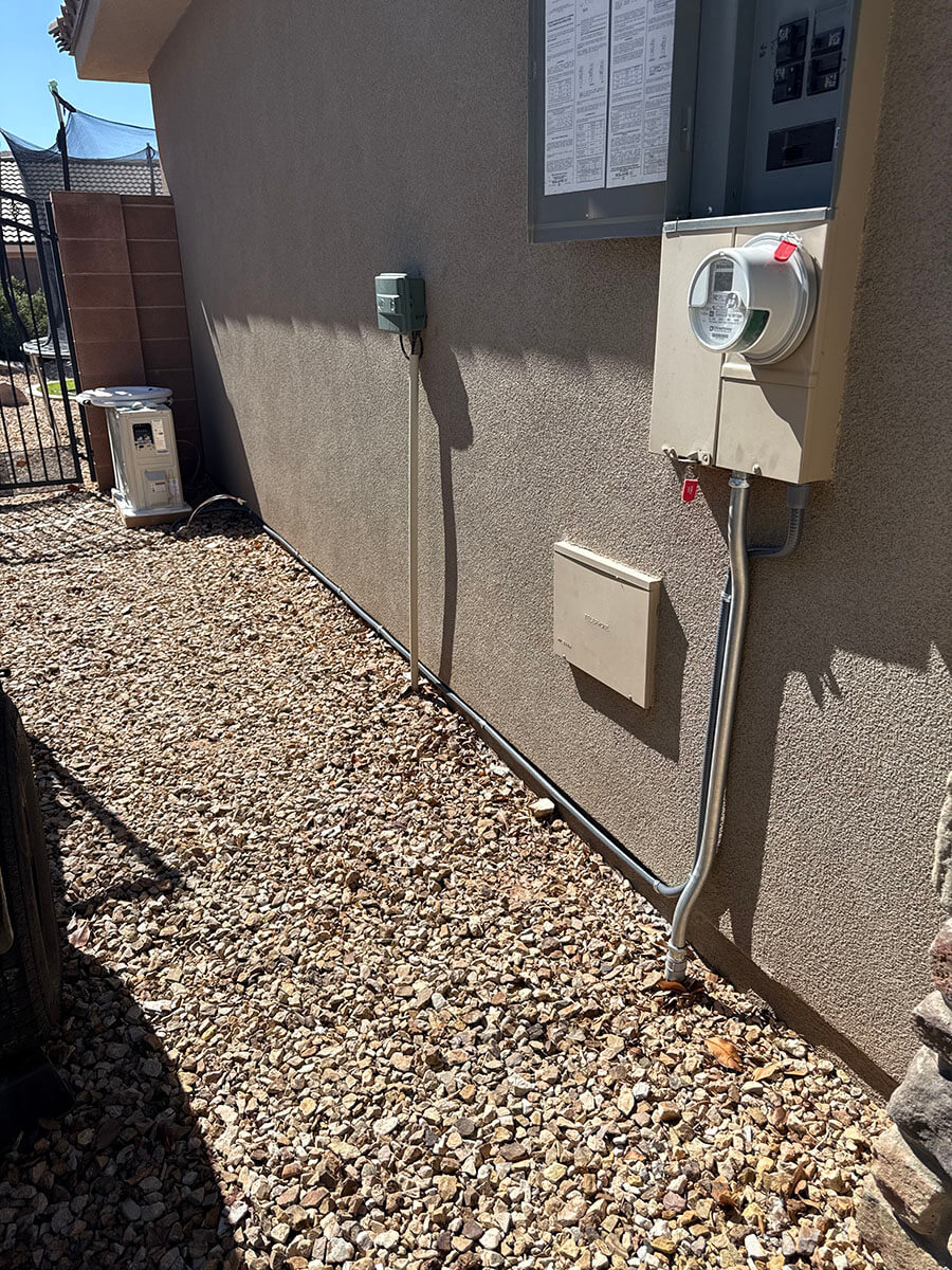 Garage electrical work